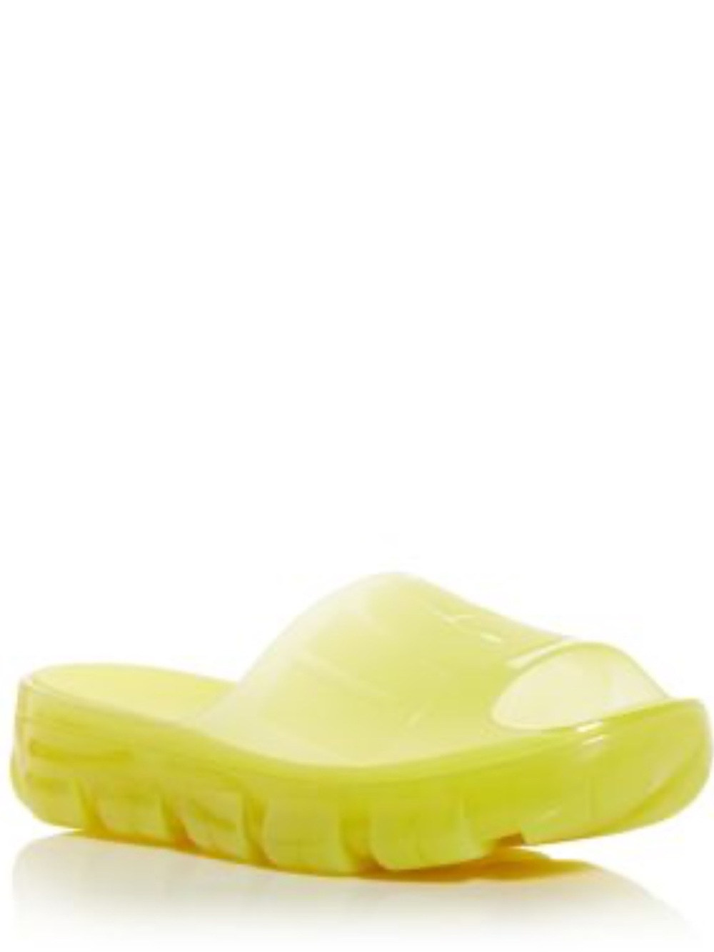 UGG women’s Jella slide Neon Yellow Platform Size 8